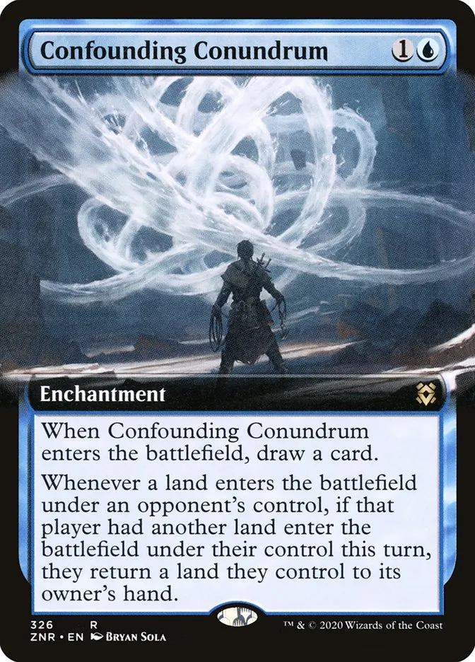 2020 Zendikar Rising Confounding Conundrum rare #326 rare card image