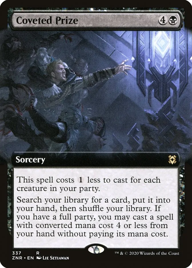 2020 Zendikar Rising Coveted Prize rare #337 rare card image