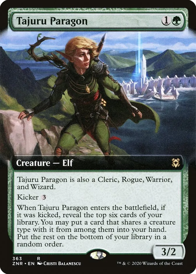 2020 Zendikar Rising Tajuru Paragon rare #363 rare card image