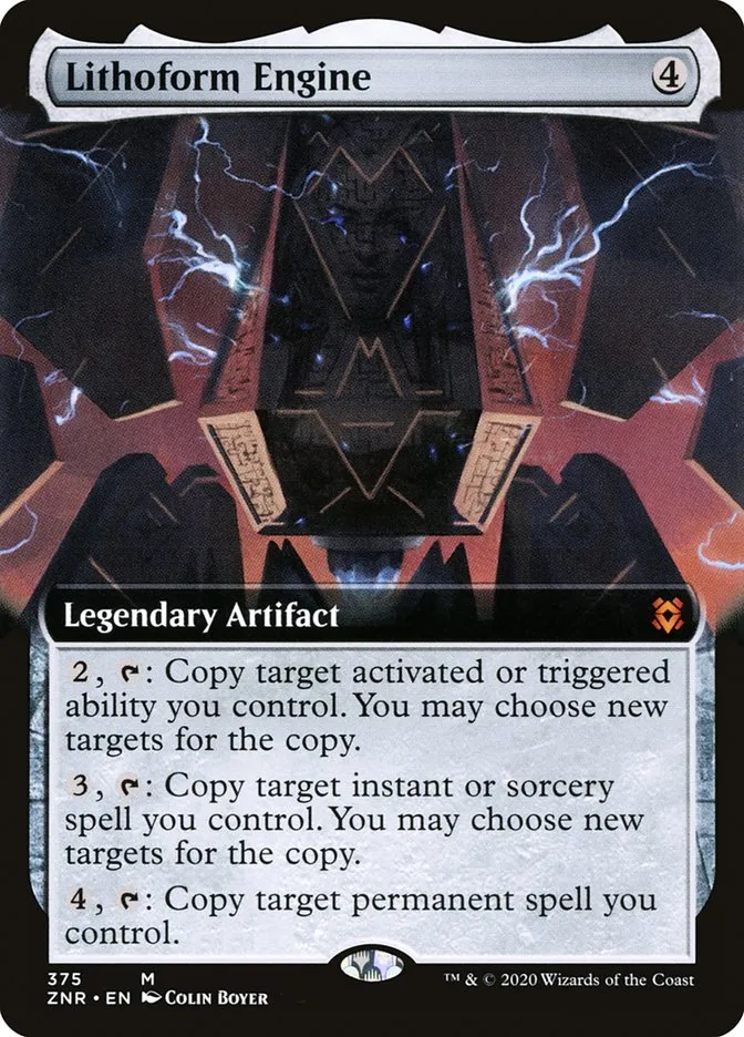 2020 Zendikar Rising Lithoform Engine mythic #375 mythic card image