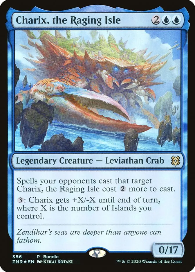 2020 Zendikar Rising Charix, the Raging Isle #386 rare card image