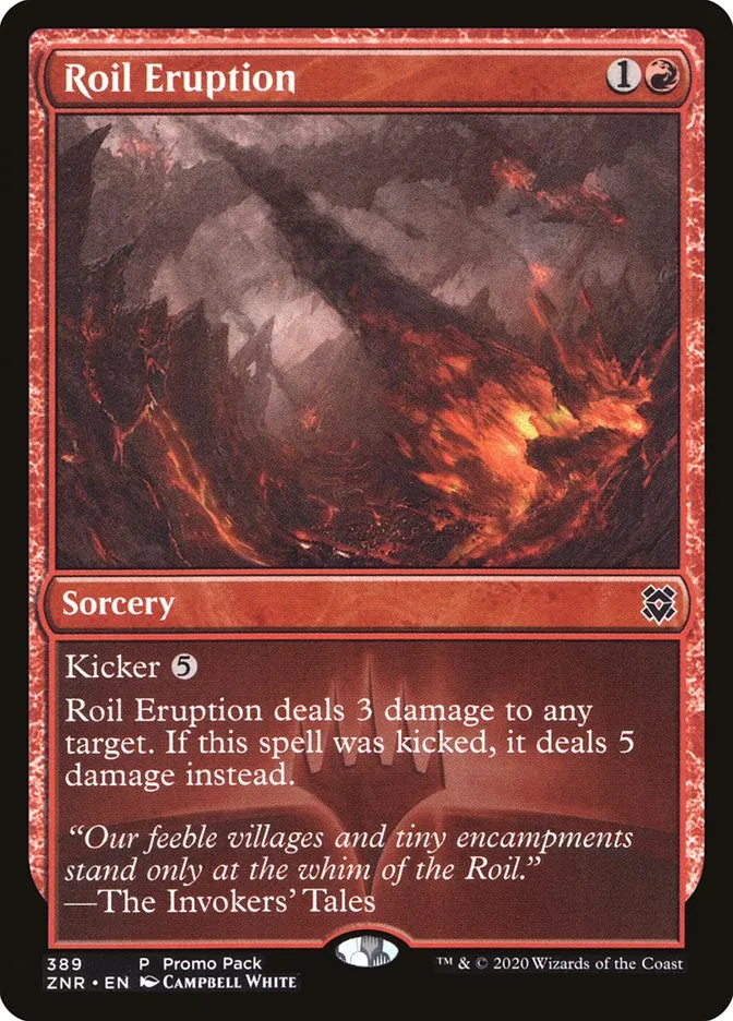 2020 Zendikar Rising Roil Eruption #389 common card image