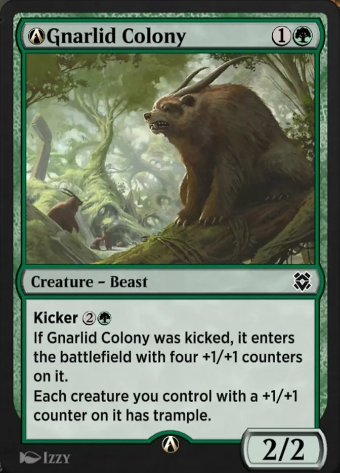 2020 Zendikar Rising A-Gnarlid Colony common #A-185 common card image