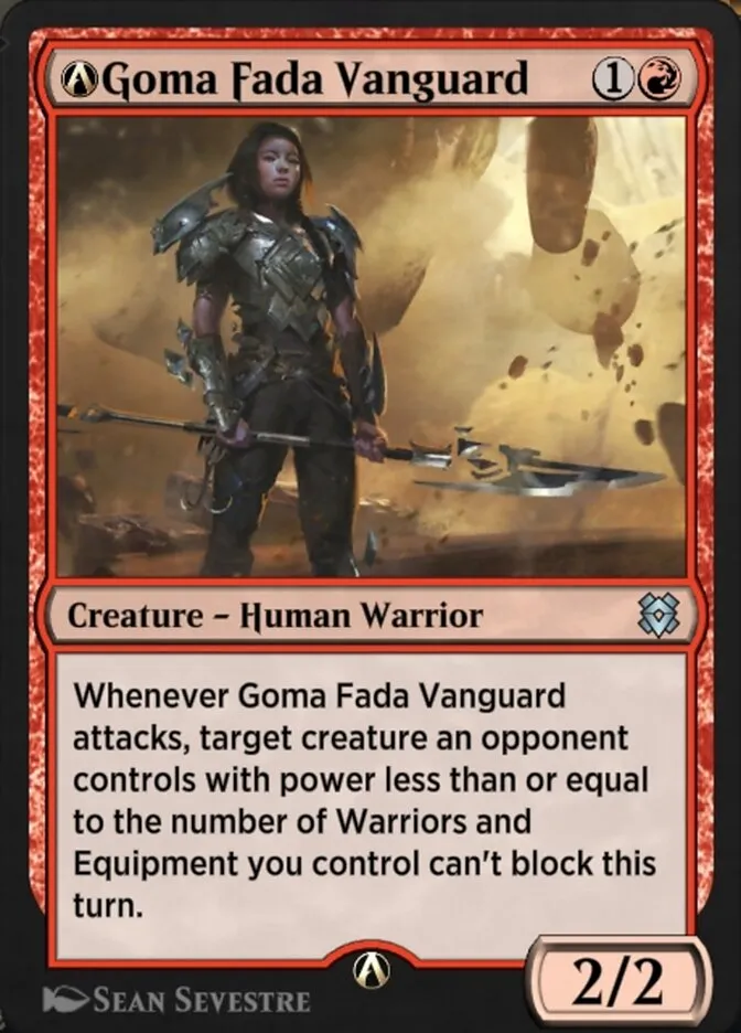2020 Zendikar Rising A-Goma Fada Vanguard uncommon #A-141 uncommon card image