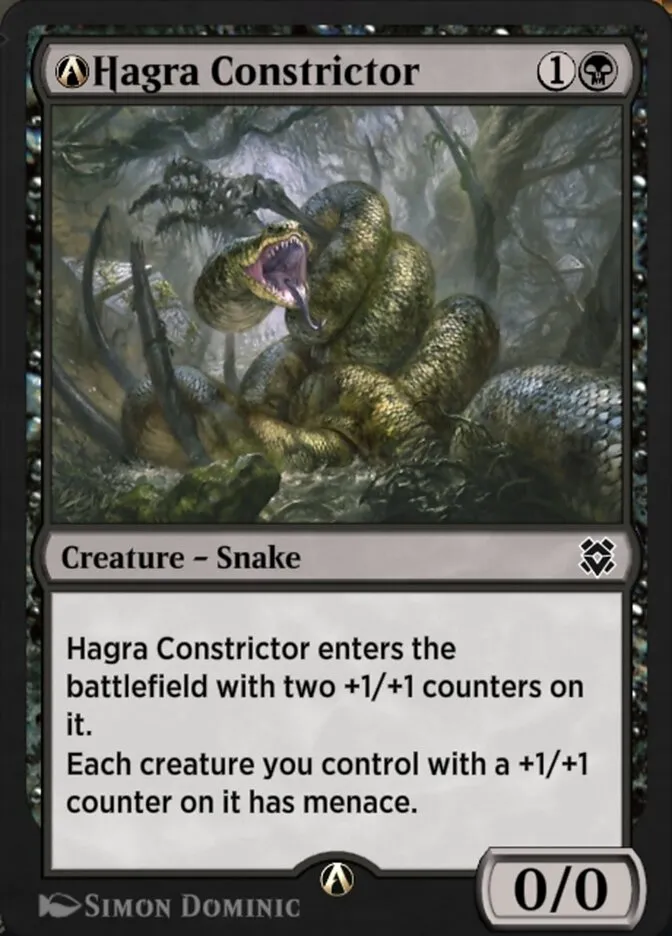 2020 Zendikar Rising A-Hagra Constrictor common #A-105 common card image