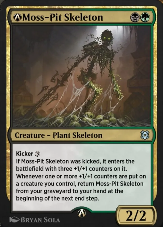 2020 Zendikar Rising A-Moss-Pit Skeleton uncommon #A-228 uncommon card image