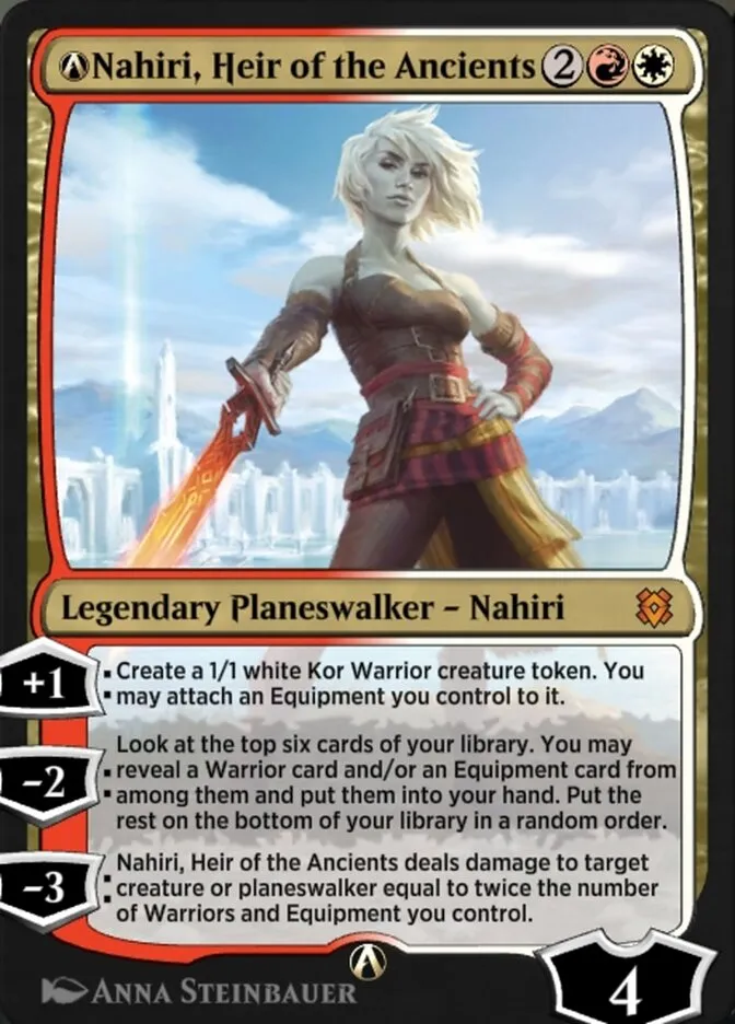2020 Zendikar Rising A-Nahiri, Heir of the Ancients mythic #A-230 mythic card image
