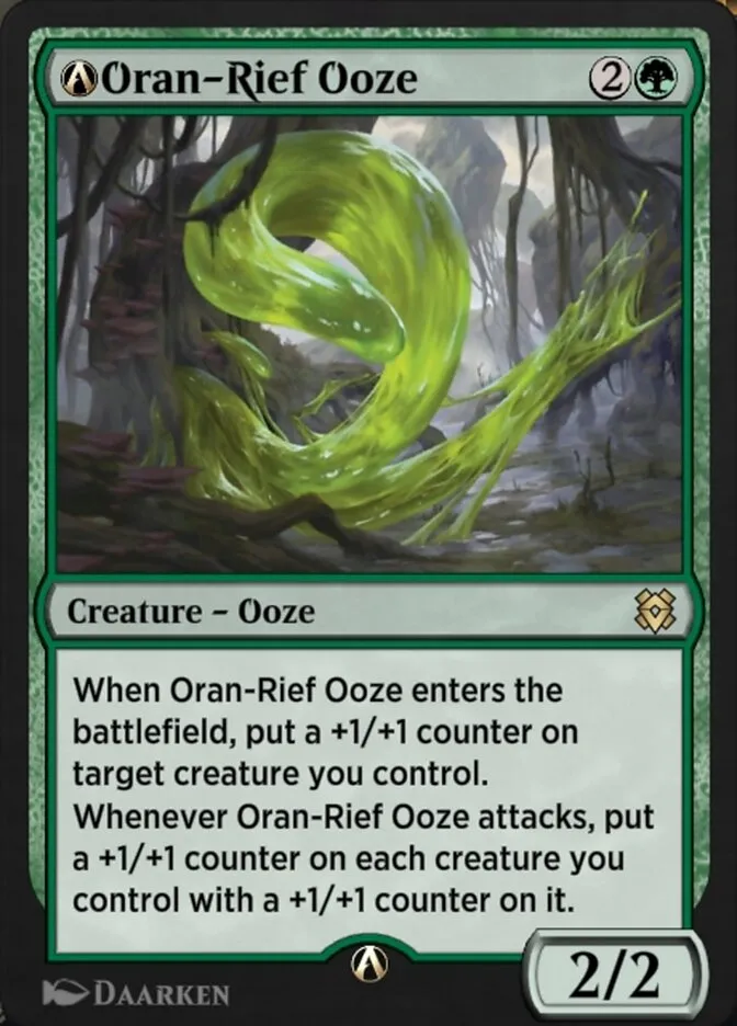 2020 Zendikar Rising A-Oran-Rief Ooze rare #A-198 rare card image