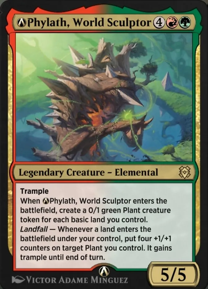 2020 Zendikar Rising A-Phylath, World Sculptor rare #A-234 rare card image