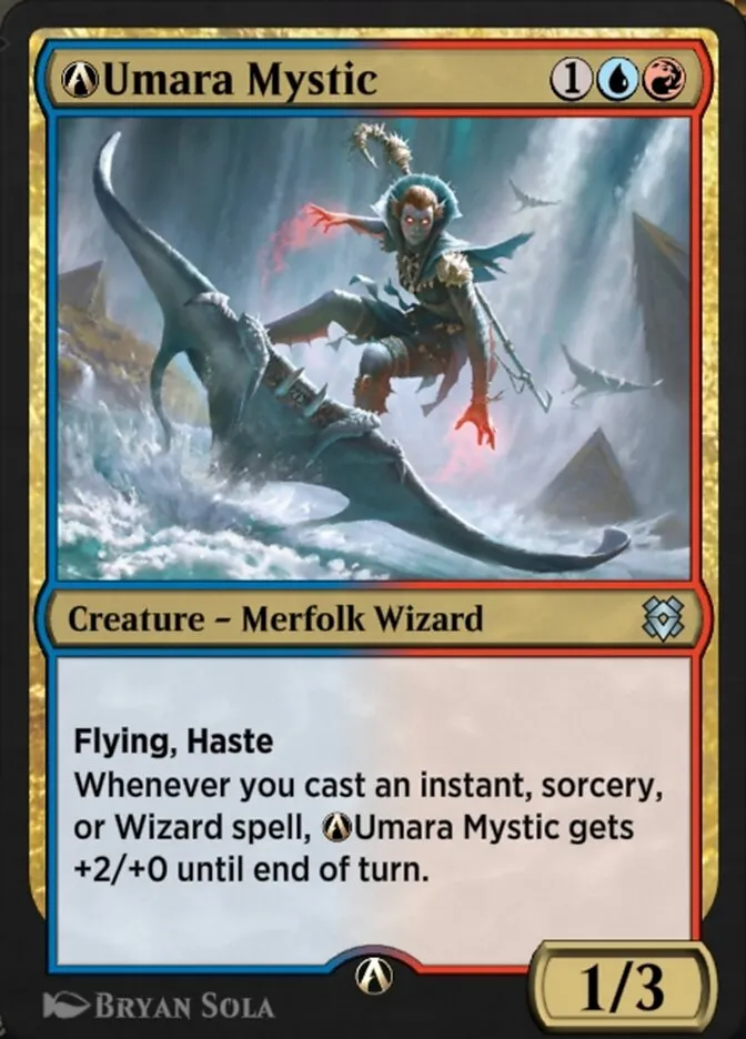 2020 Zendikar Rising A-Umara Mystic uncommon #A-238 uncommon card image