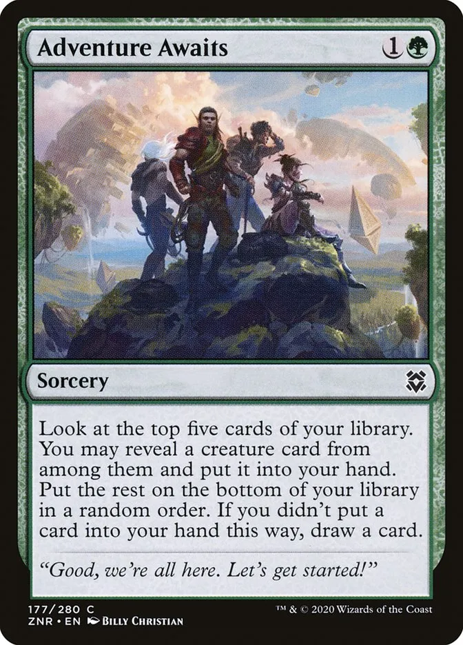 2020 Zendikar Rising Adventure Awaits #177 common card image
