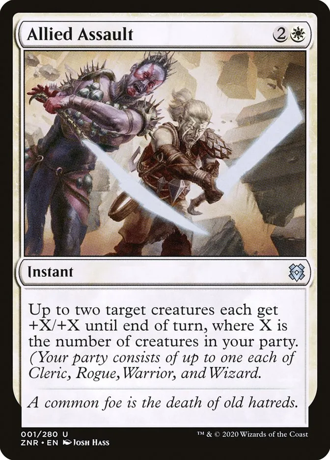 2020 Zendikar Rising Allied Assault uncommon #1 uncommon card image