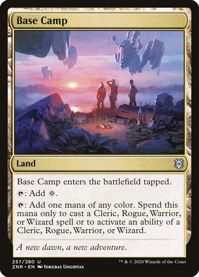 2020 Zendikar Rising Base Camp uncommon #257 uncommon card image