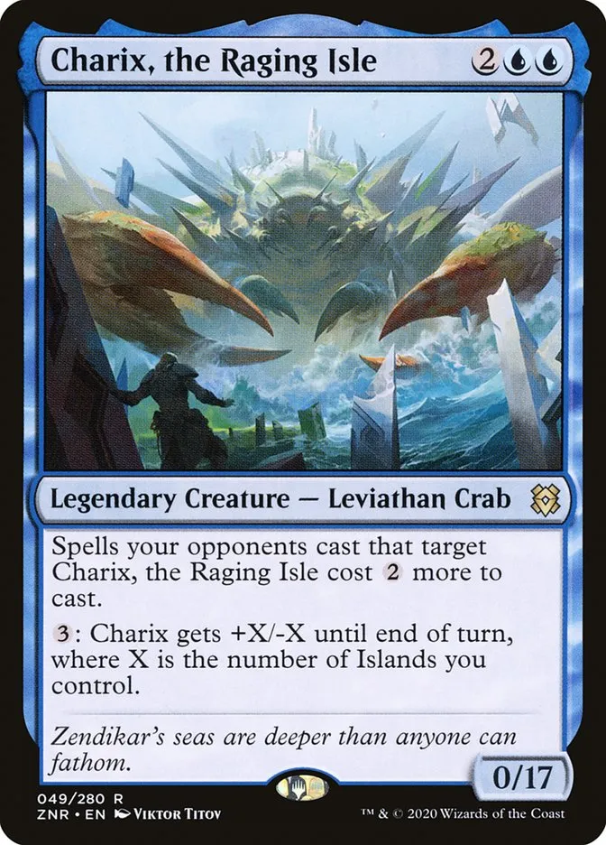 2020 Zendikar Rising Charix, the Raging Isle #49 rare card image