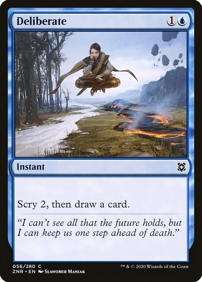 2020 Zendikar Rising Deliberate common #56 common card image