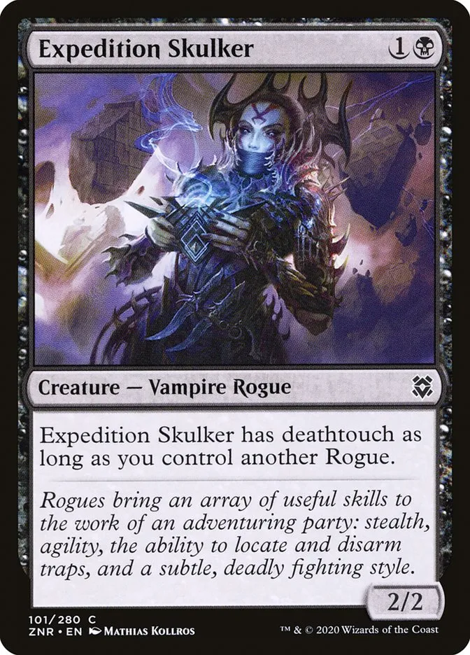 2020 Zendikar Rising Expedition Skulker common #101 common card image