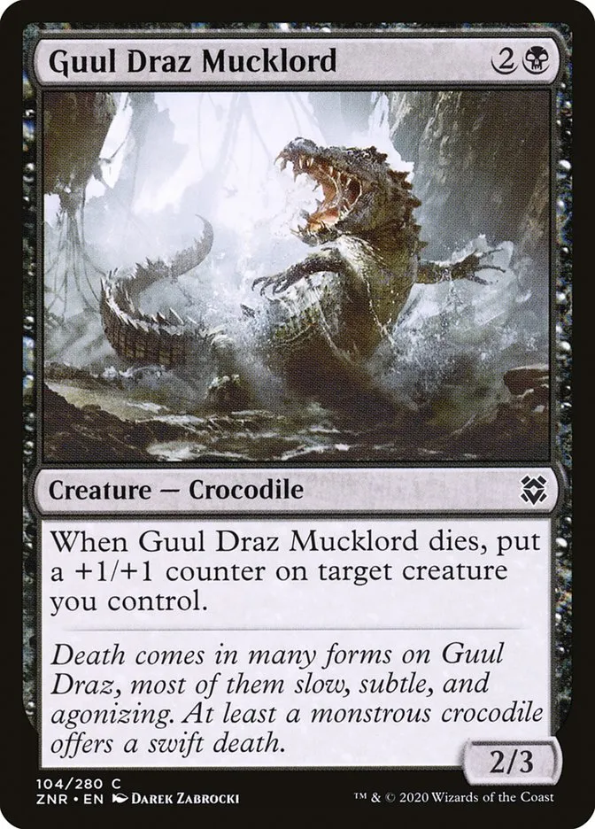2020 Zendikar Rising Guul Draz Mucklord #104 common card image