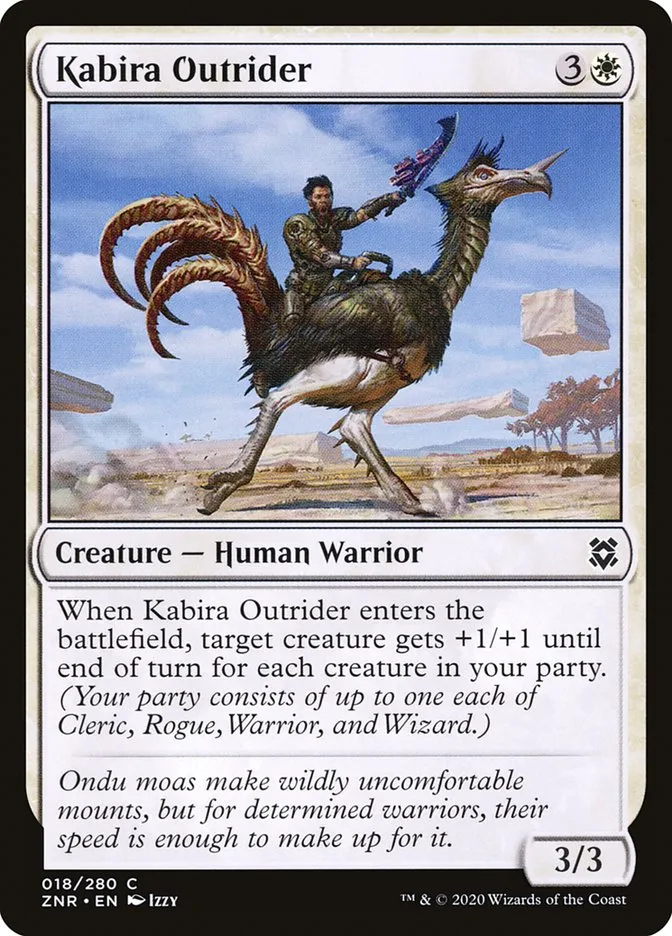 2020 Zendikar Rising Kabira Outrider common #18 common card image