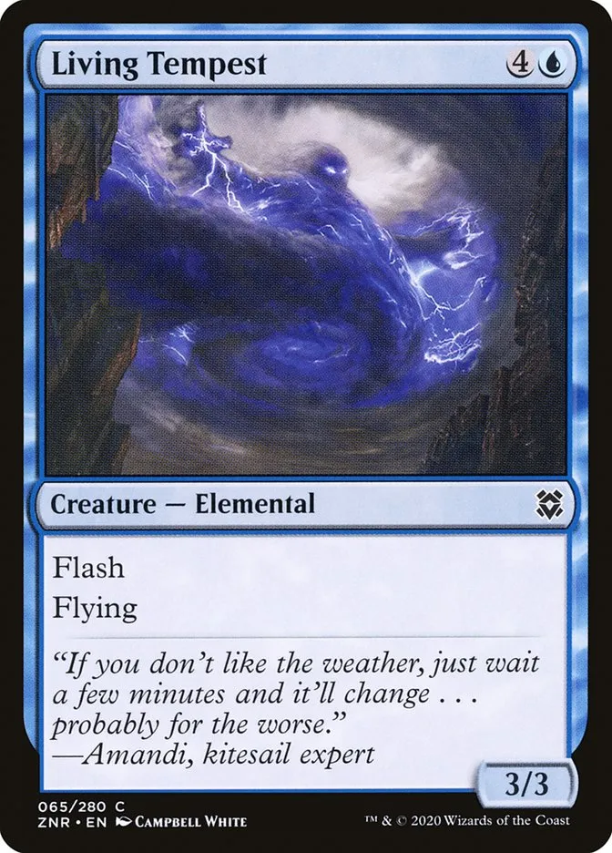 2020 Zendikar Rising Living Tempest common #65 common card image