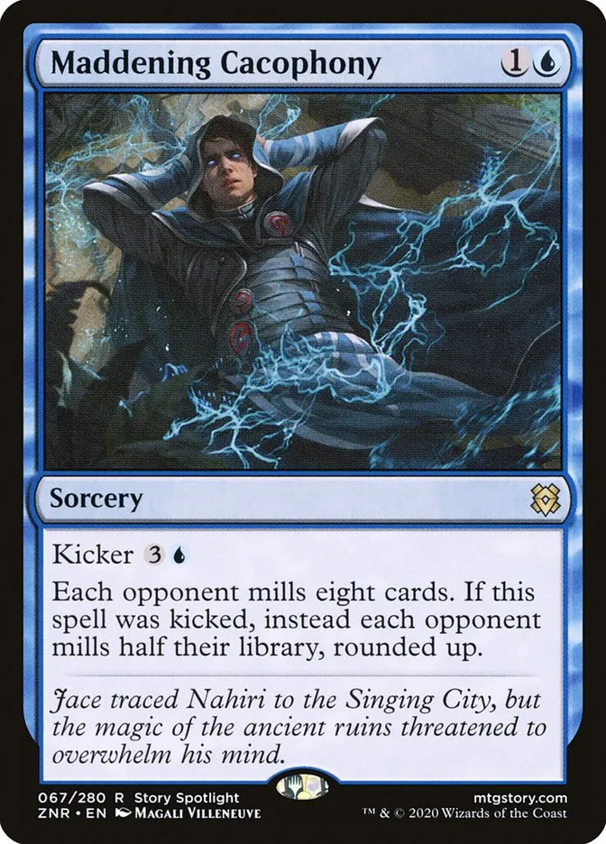 2020 Zendikar Rising Maddening Cacophony #67 rare card image