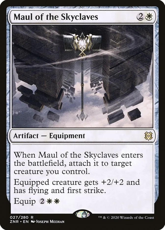 2020 Zendikar Rising Maul of the Skyclaves rare #27 rare card image