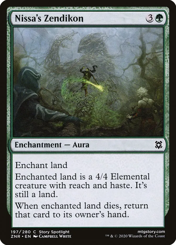 2020 Zendikar Rising Nissa's Zendikon #197 common card image
