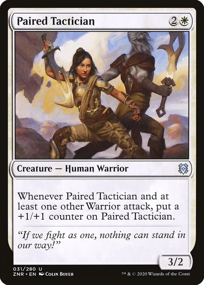 2020 Zendikar Rising Paired Tactician uncommon #31 uncommon card image
