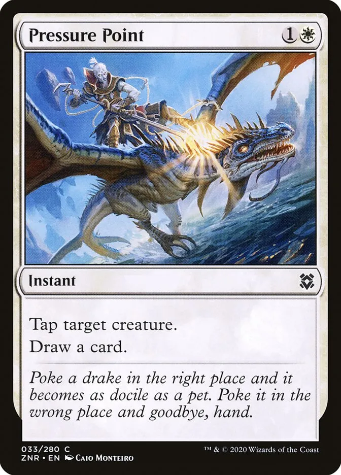 2020 Zendikar Rising Pressure Point common #33 common card image