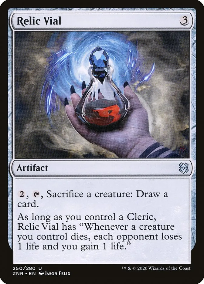 2020 Zendikar Rising Relic Vial #250 uncommon card image