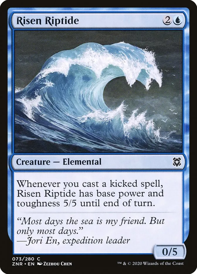 2020 Zendikar Rising Risen Riptide [Foil] common #73 common card image