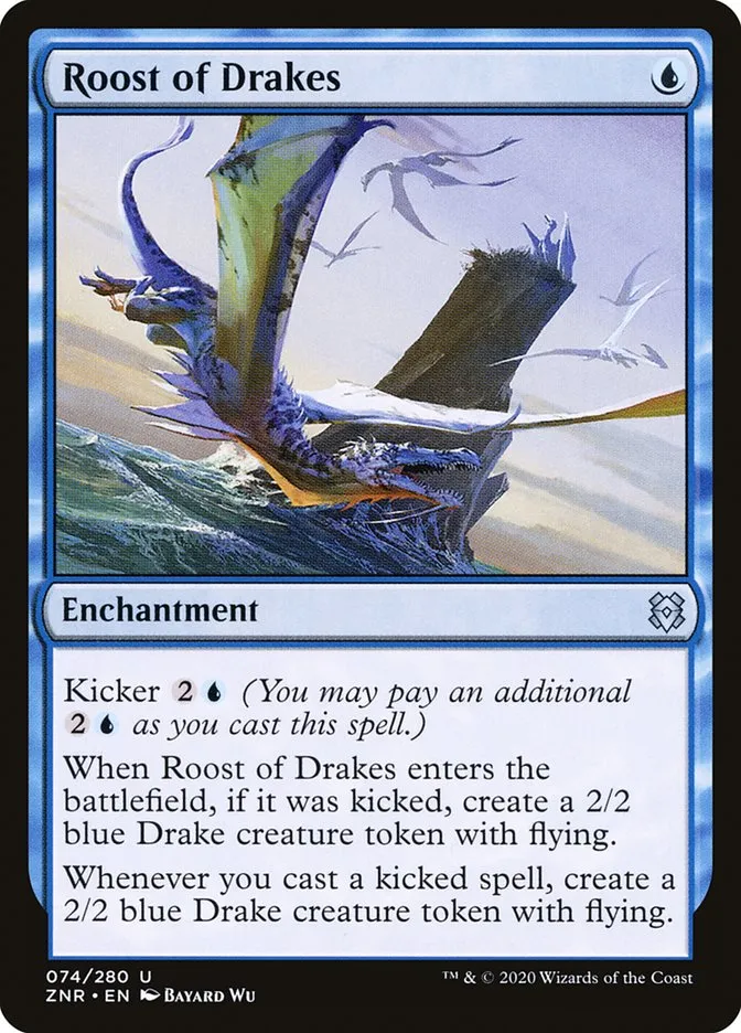 2020 Zendikar Rising Roost of Drakes #74 uncommon card image