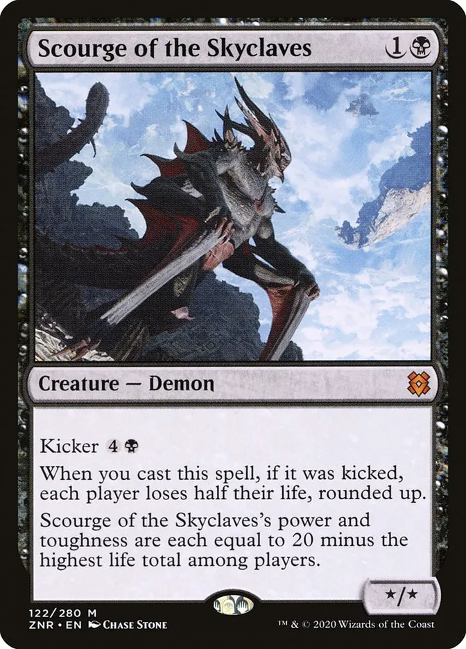 2020 Zendikar Rising Scourge of the Skyclaves #122 mythic card image