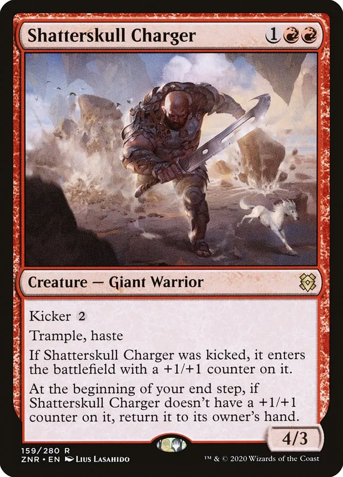 2020 Zendikar Rising Shatterskull Charger #159 rare card image