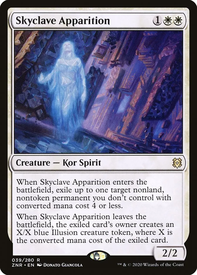 2020 Zendikar Rising Skyclave Apparition #39 rare card image