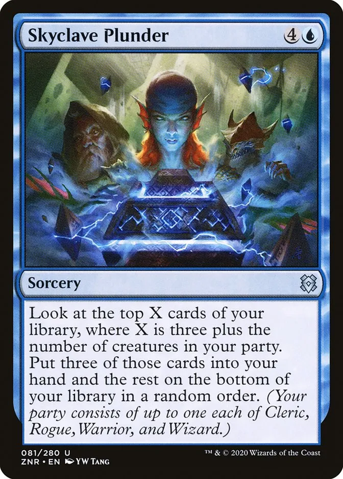 2020 Zendikar Rising Skyclave Plunder #81 uncommon card image