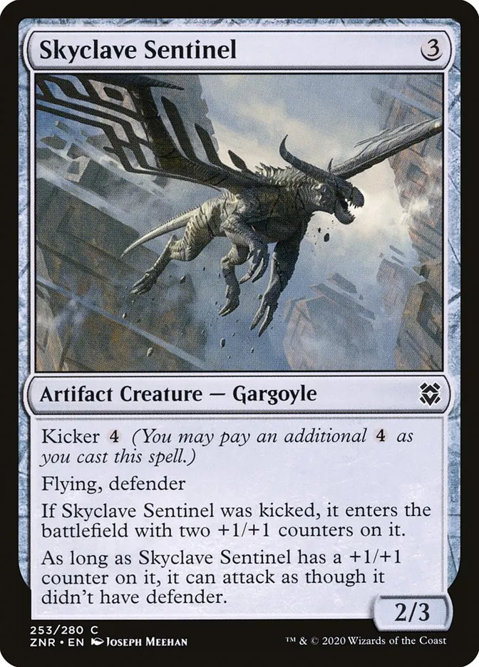 2020 Zendikar Rising Skyclave Sentinel #253 common card image