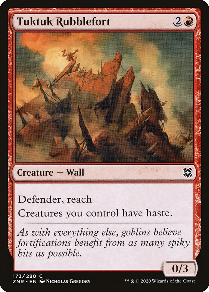 2020 Zendikar Rising Tuktuk Rubblefort #173 common card image
