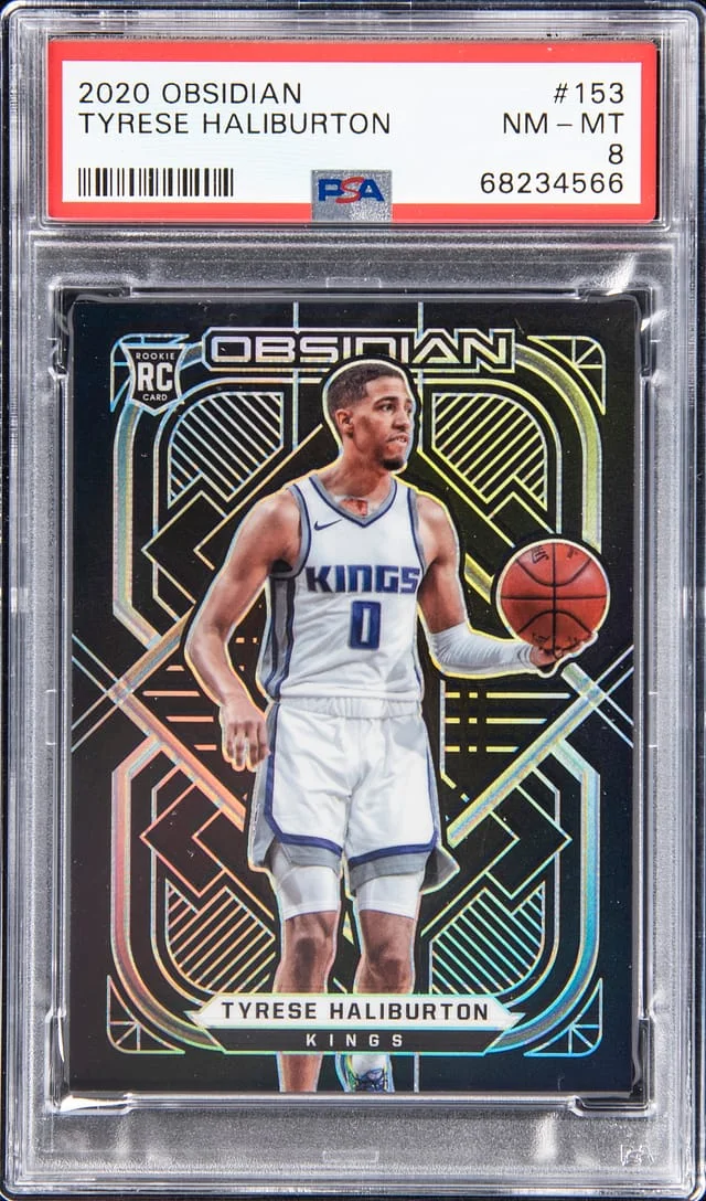 2020 Obsidian Tyrese Haliburton #153 card image