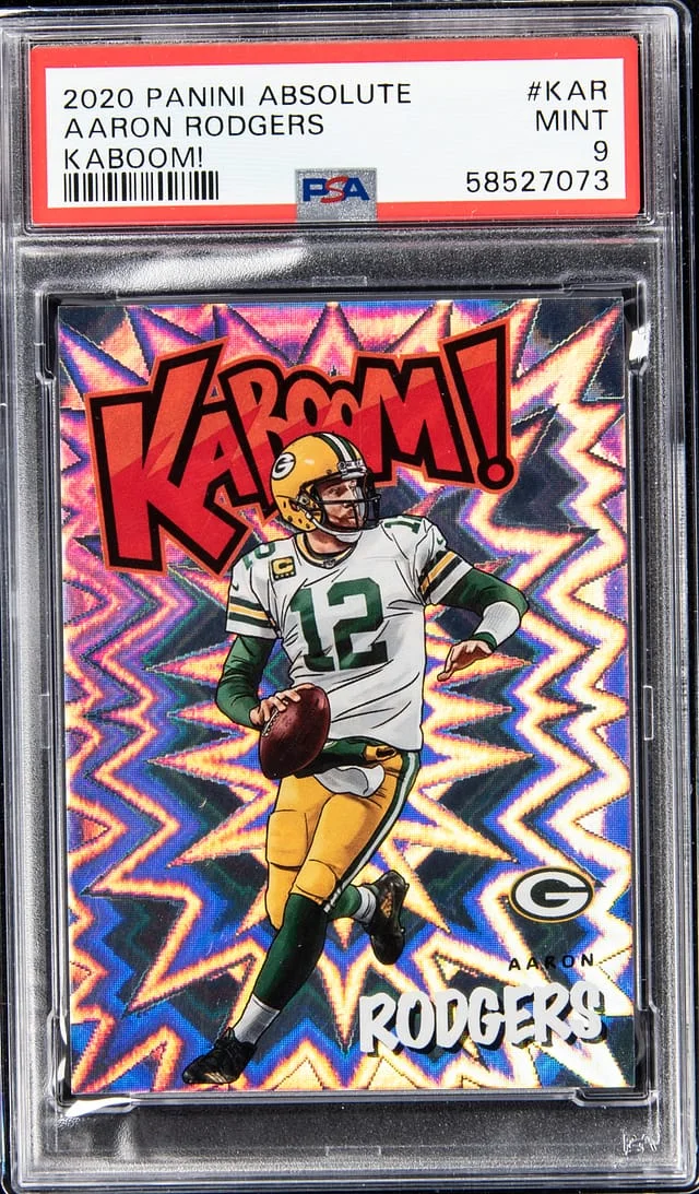 2020 Panini Absolute Aaron Rodgers Kaboom! #K-AR card image