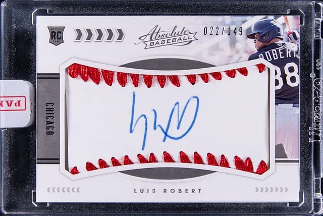 2020 Panini Absolute Baseball Luis Robert #113 card image
