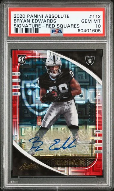 2020 Panini Absolute Bryan Edwards #112 card image