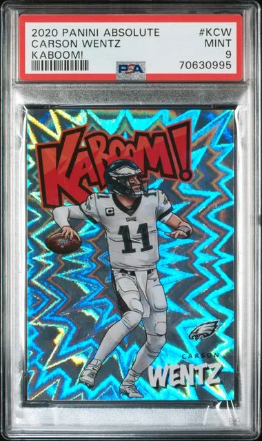 2020 Panini Absolute Carson Wentz Kaboom! #K-CW card image