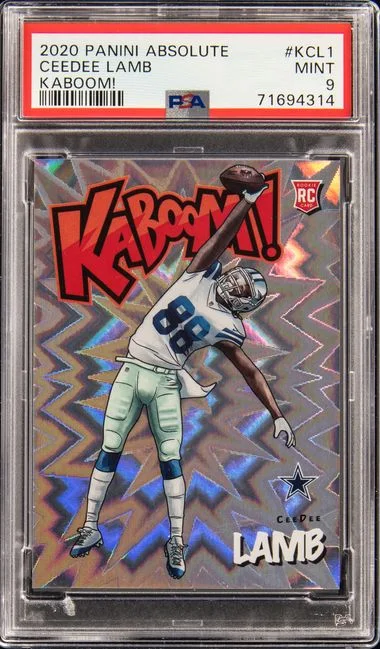 2020 Panini Absolute Ceedee Lamb Kaboom! #KCL1 card image