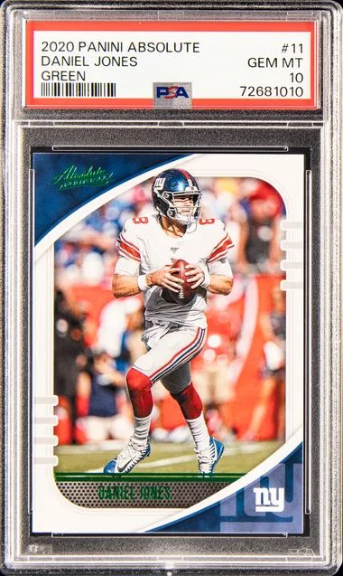 2020 Panini Absolute Daniel Jones Green #11 card image