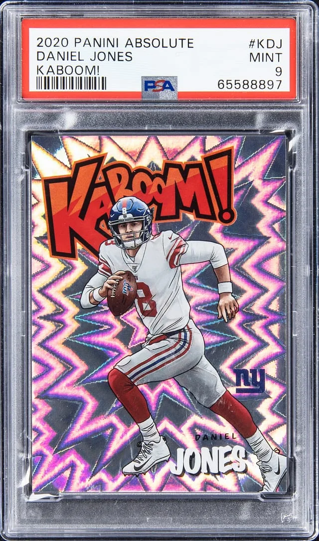 2020 Panini Absolute Daniel Jones Kaboom! #K-DJ card image