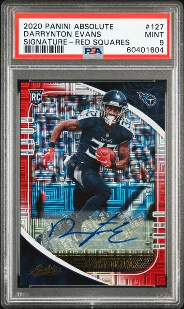 2020 Panini Absolute Darrynton Evans #127 card image