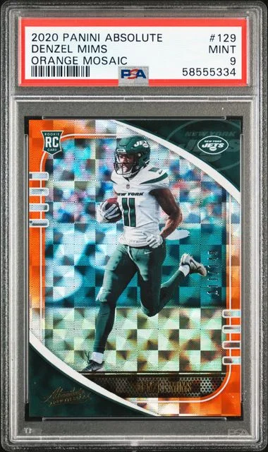 2020 Panini Absolute Denzel Mims #129 card image