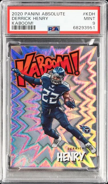 2020 Panini Absolute Derrick Henry Kaboom! #K-DH card image