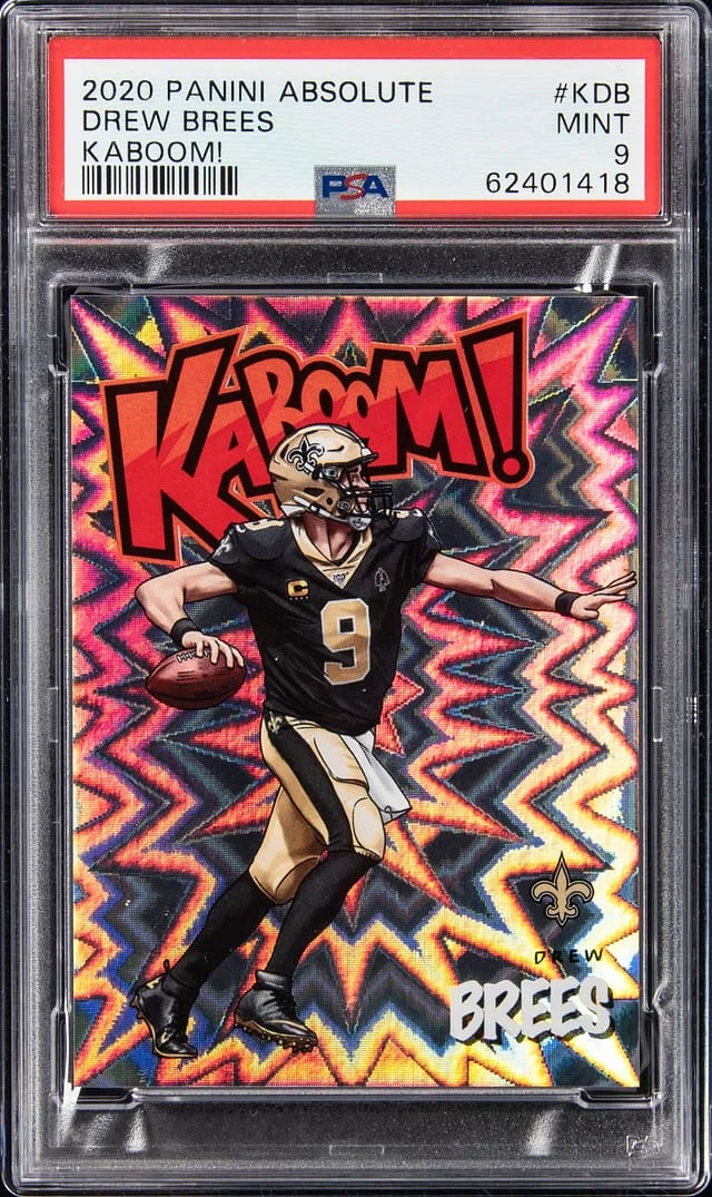 2020 Panini Absolute Drew Brees Kaboom! #K-DB card image