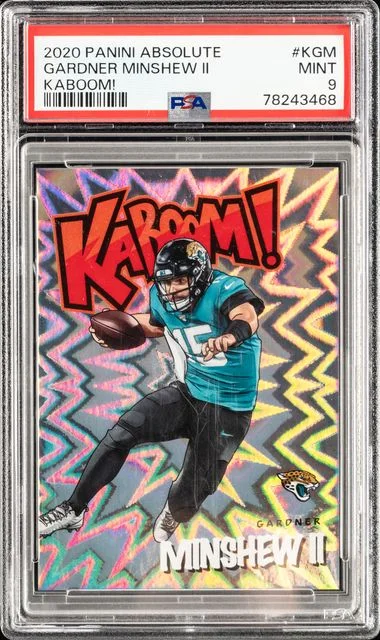 2020 Panini Absolute Gardner Minshew II Kaboom! #K-GM card image